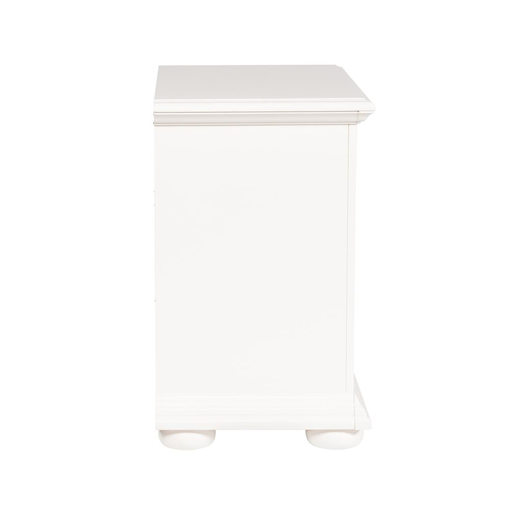 Night Stand, Oyster White Finish. Picture 2