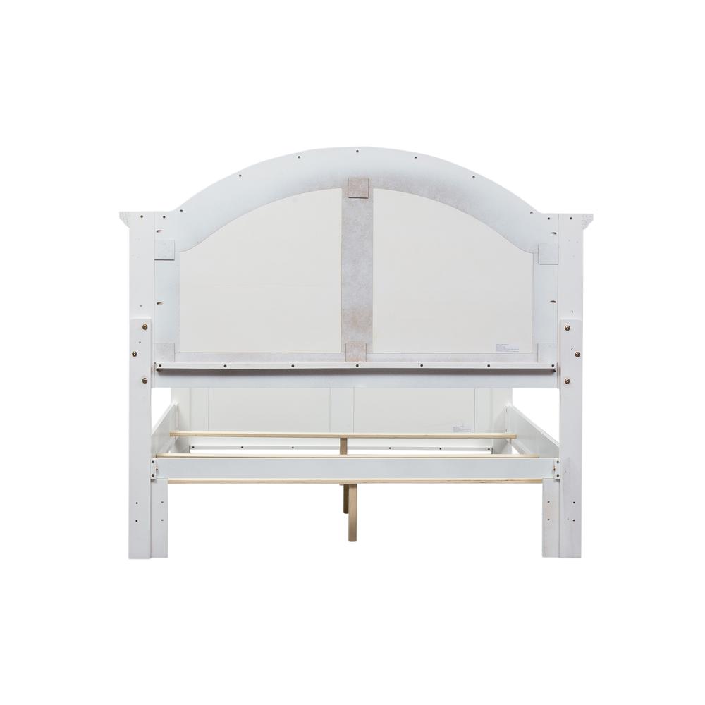 King Panel Bed (607-BR-KPB), Oyster White Finish. Picture 7