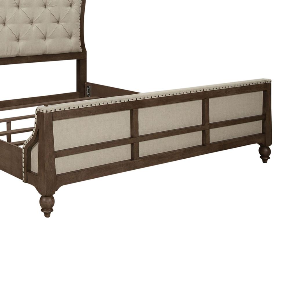 Americana Farmhouse King Shelter Bed. Picture 4