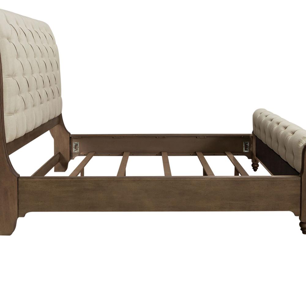 Americana Farmhouse King Sleigh Bed. Picture 5