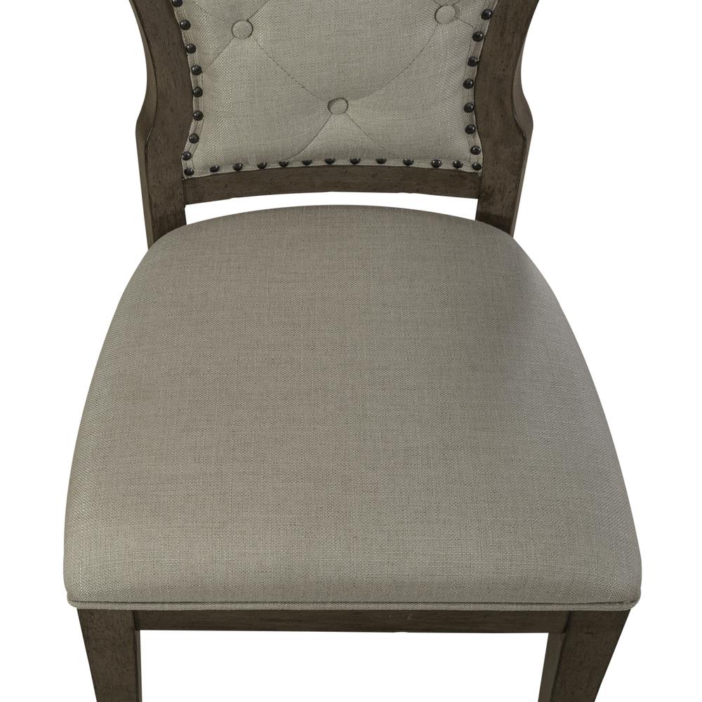 Uph Tufted Back Side Chair - Set of 2 Traditional Multi. Picture 7