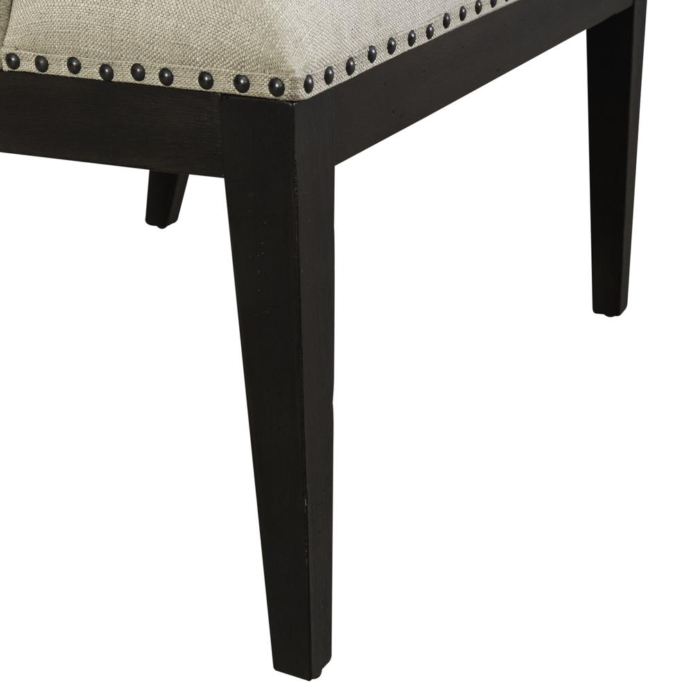 Upholstered Shelter Dining Bench. Picture 18