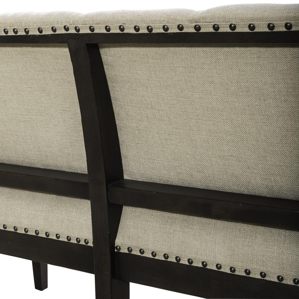 Upholstered Shelter Dining Bench. Picture 20