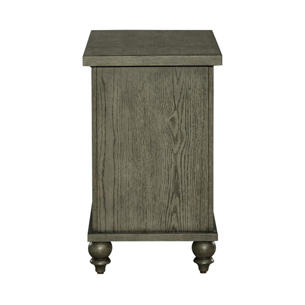 Liberty Furniture Americana Farmhouse Chair Side Table - Dusty Taupe. Picture 6
