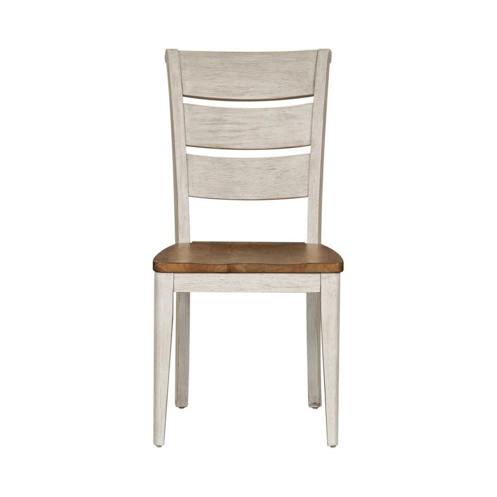 Ladder Back Side Chair (RTA)-Set of 2. Picture 3