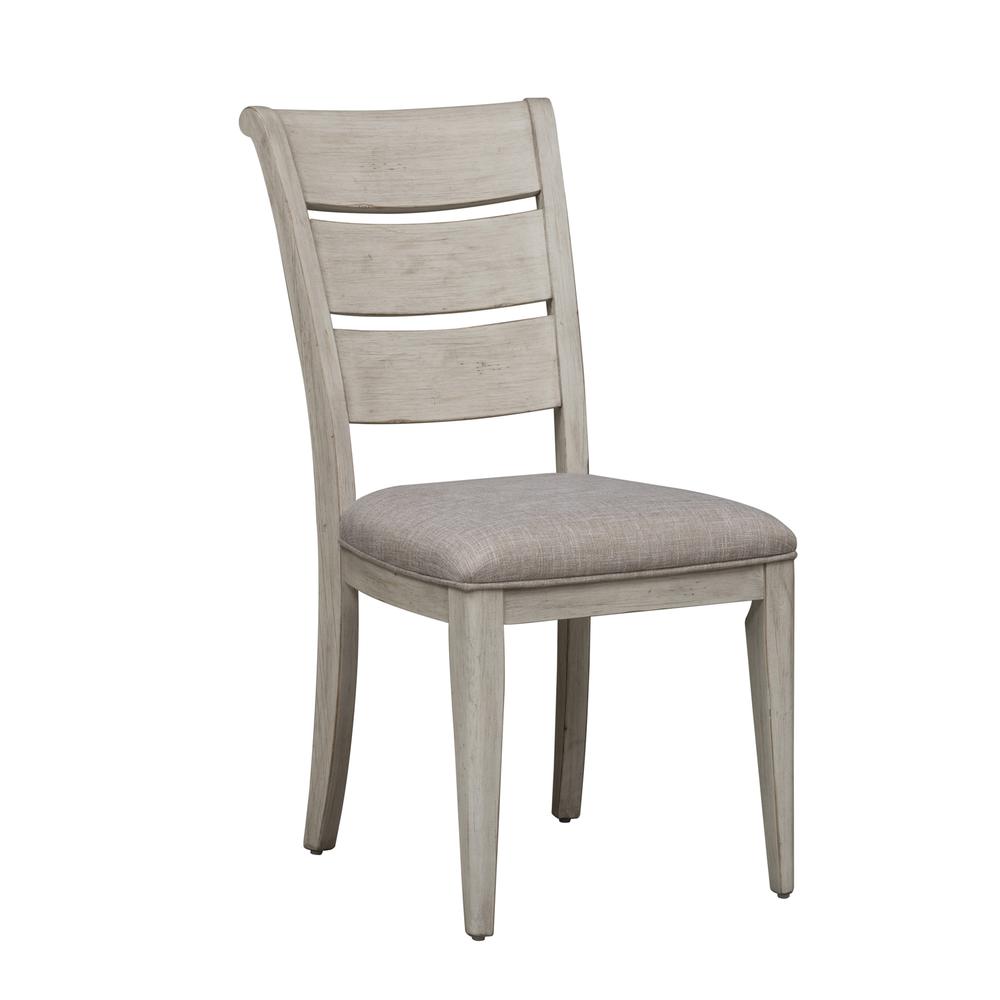 Ladder Back Upholstered Side Chair (RTA)-Set of 2. Picture 3