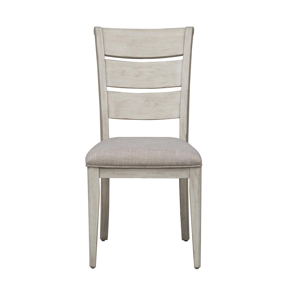 Ladder Back Upholstered Side Chair (RTA)-Set of 2. Picture 4