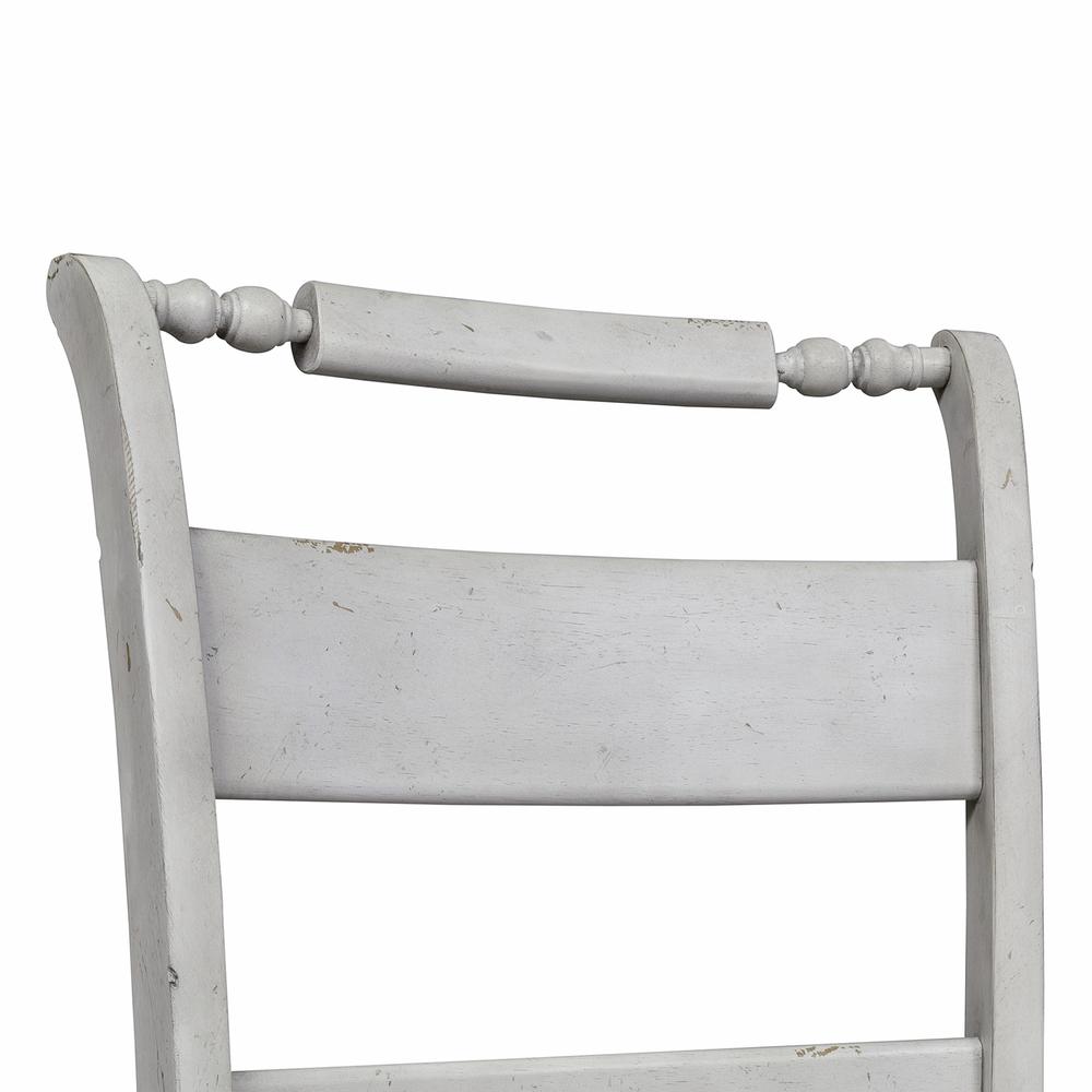 Slat Back Side Chair (RTA)-Set of 2 Traditional White. Picture 9