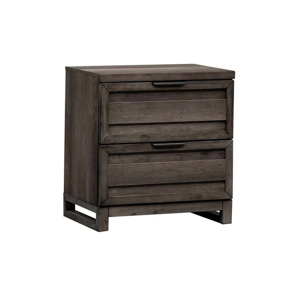 Tanners Creek Night Stand, Grey. Picture 1