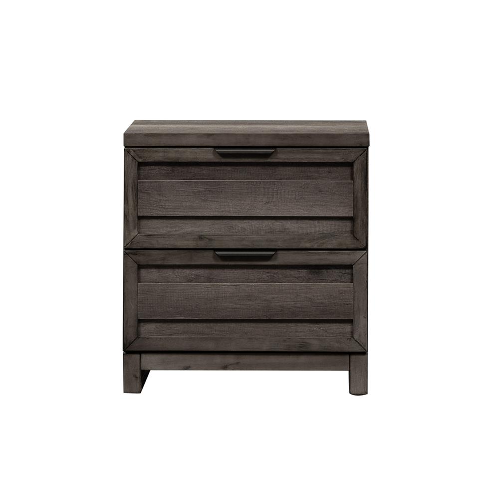 Tanners Creek Night Stand, Grey. Picture 2