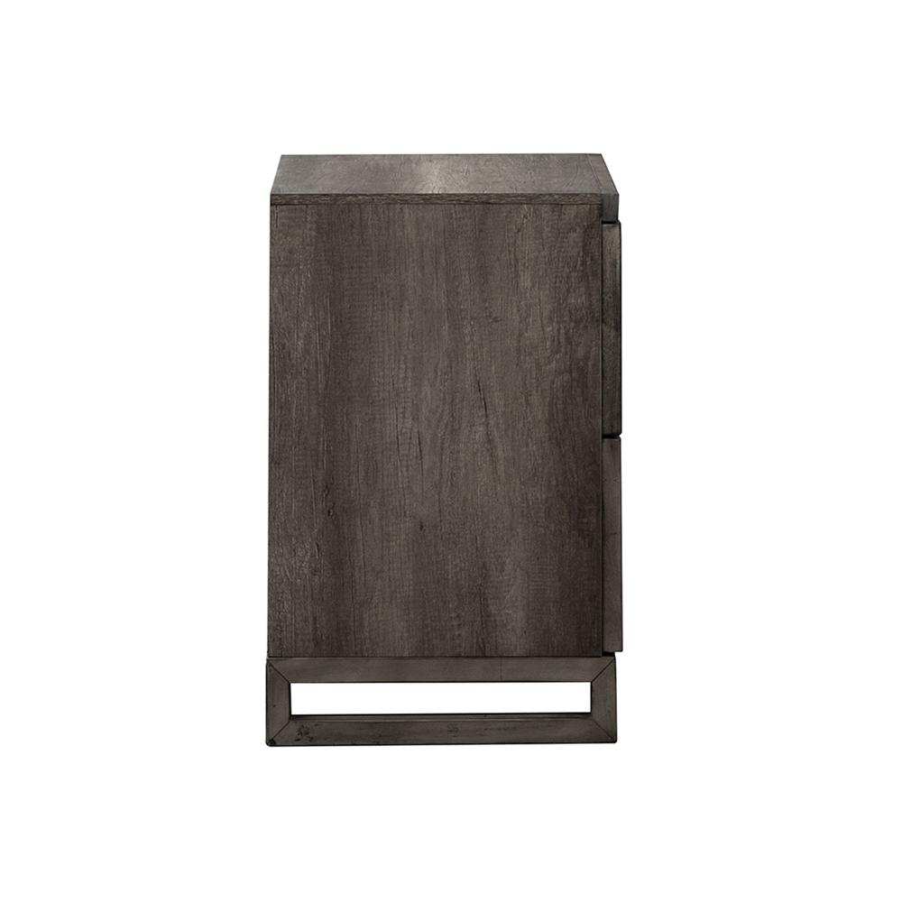 Tanners Creek Night Stand, Grey. Picture 4
