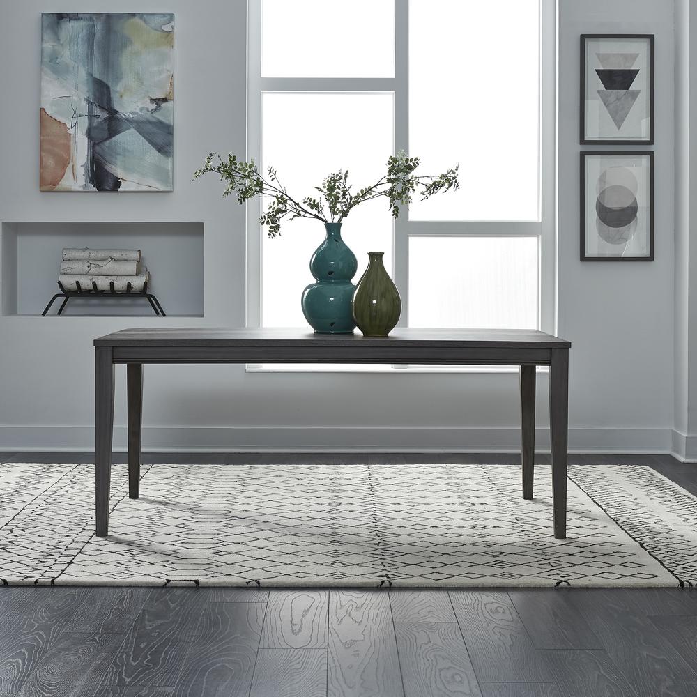 Tanners Creek Opt 5 Piece Rectangular Table Set, W36 x D72 x H30, Gray. Picture 7