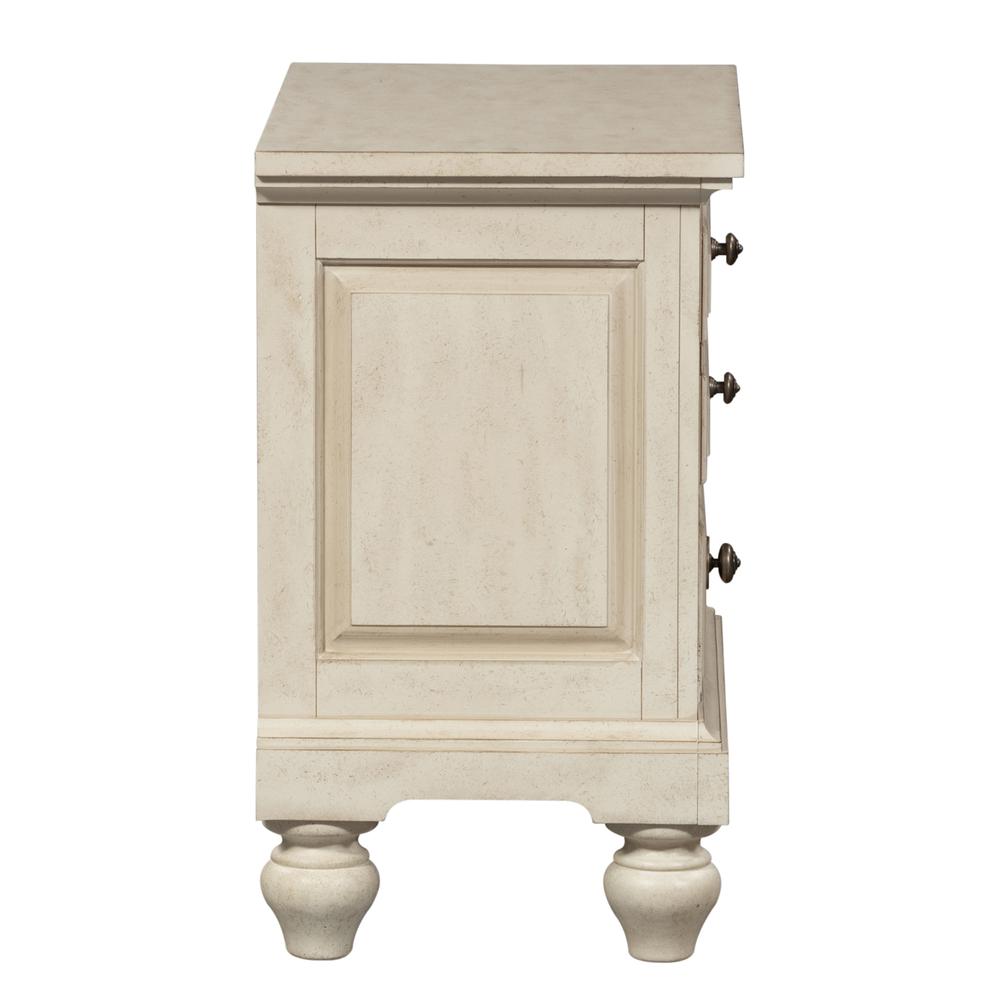 Night Stand, Antique White finish. Picture 4