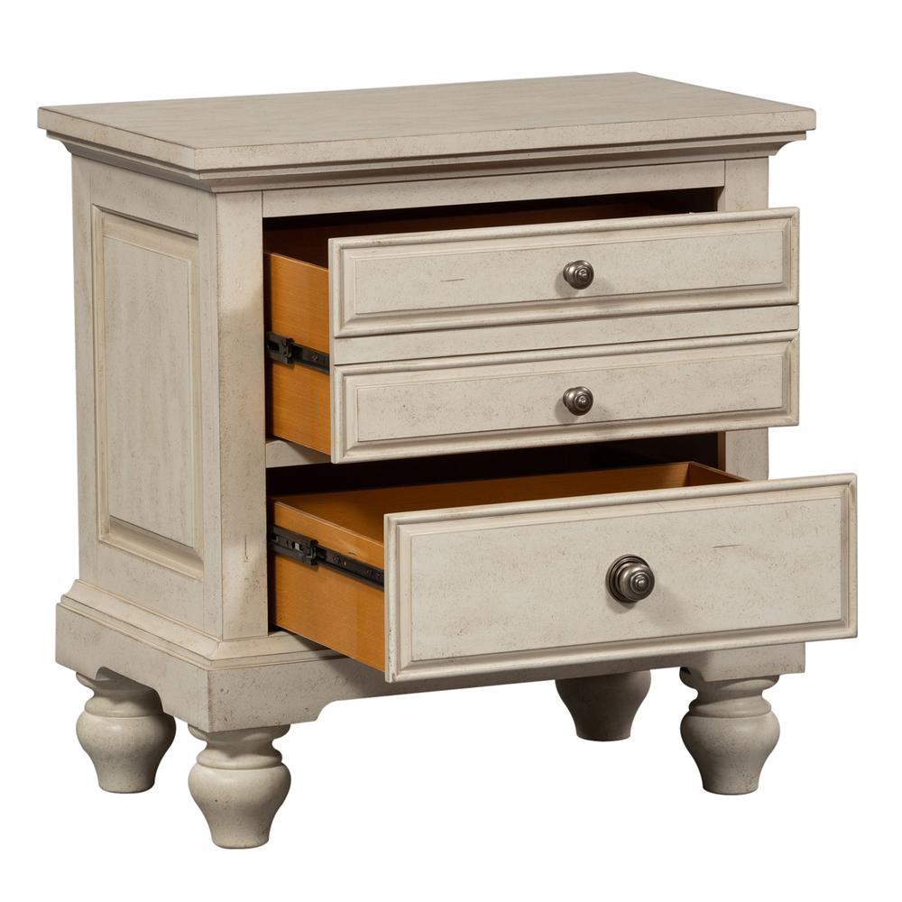 Night Stand, Antique White finish. Picture 7