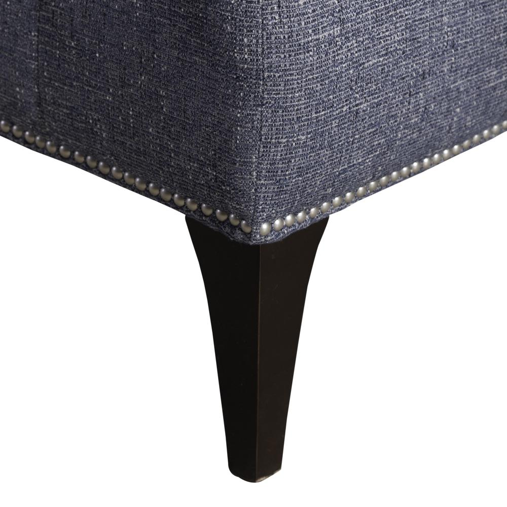 Upholstered Accent Chair - Blue Eclectic Multi. Picture 11
