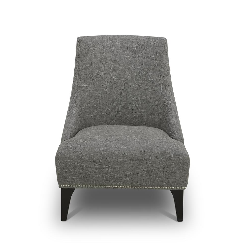 Upholstered Accent Chair - Charcoal Eclectic Multi. Picture 3