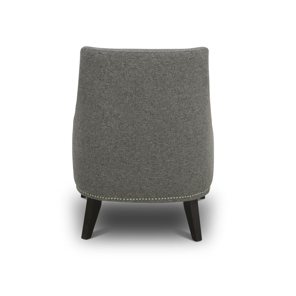 Upholstered Accent Chair - Charcoal Eclectic Multi. Picture 5