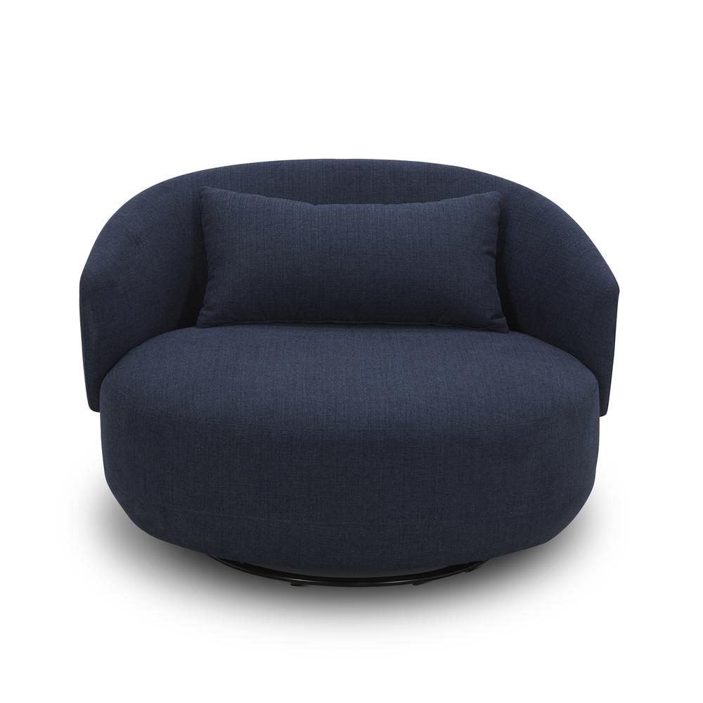 Uph Swivel Cuddler Chair - Midnight Eclectic Multi. Picture 3