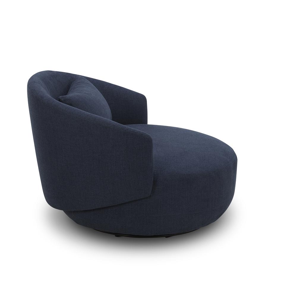 Uph Swivel Cuddler Chair - Midnight Eclectic Multi. Picture 4