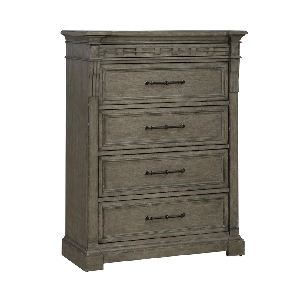 Liberty Furniture Town and Country 5 Drawer Chest in Dusty Taupe. Picture 1