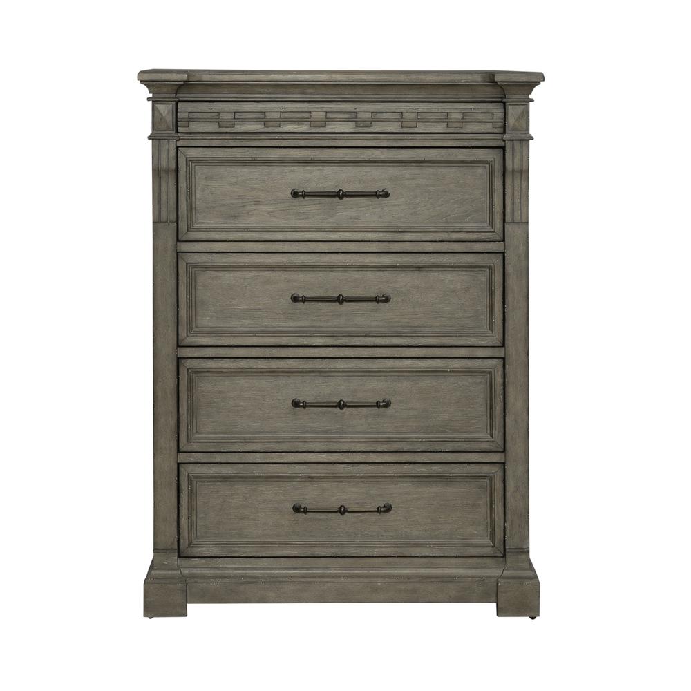 Liberty Furniture Town and Country 5 Drawer Chest in Dusty Taupe. Picture 3