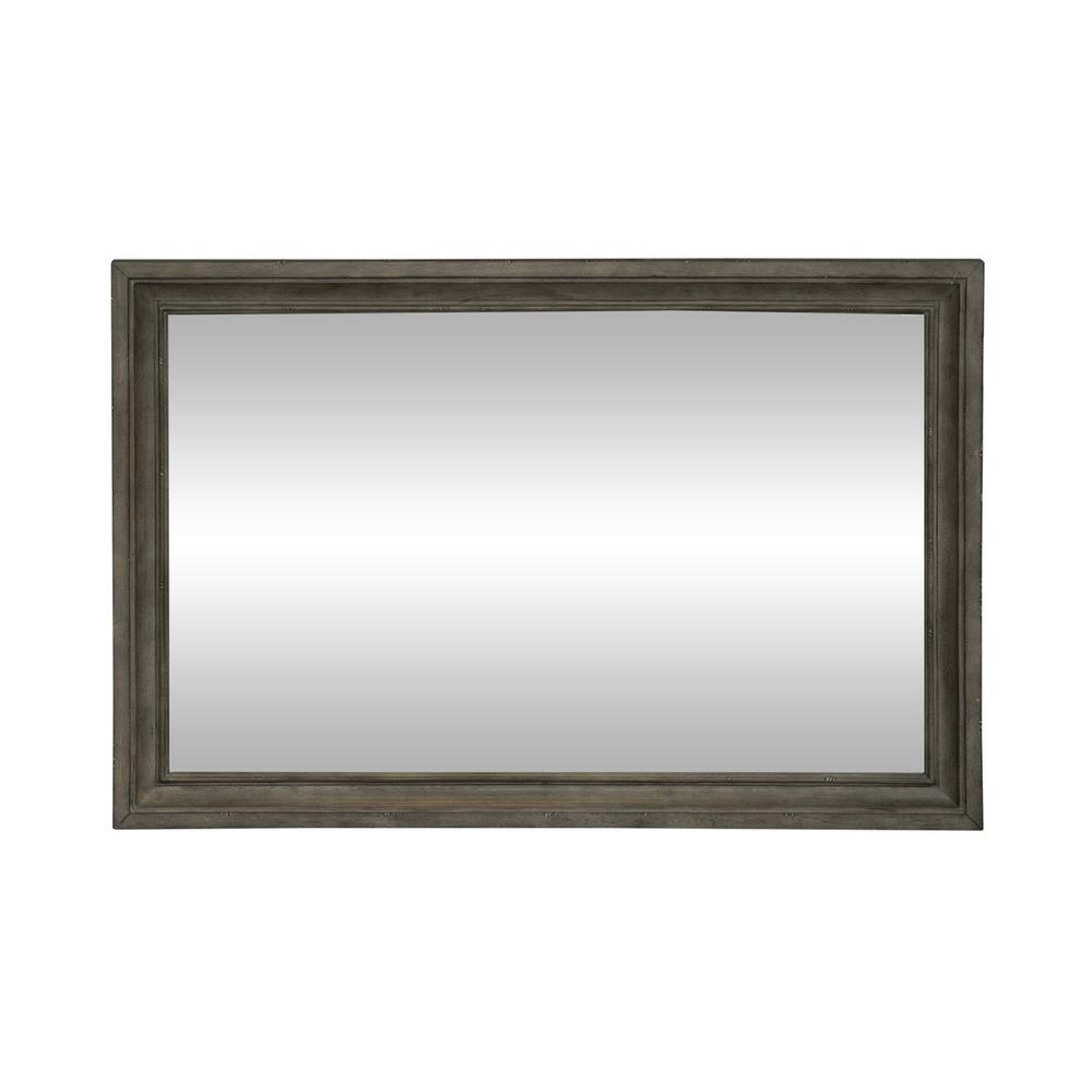 Liberty Furniture Town and Country Landscape Mirror in Dusty Taupe. Picture 3
