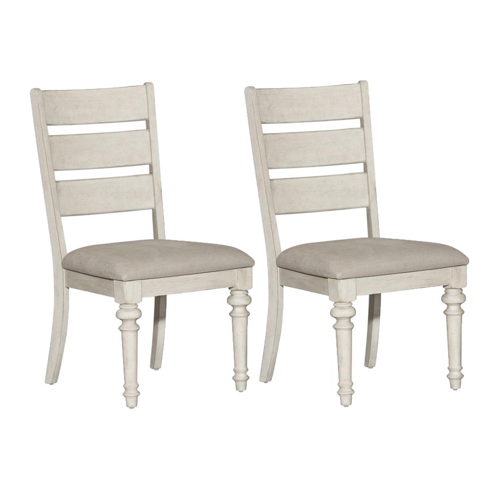 Ladder Back Side Chair (RTA)-Set of 2. Picture 1