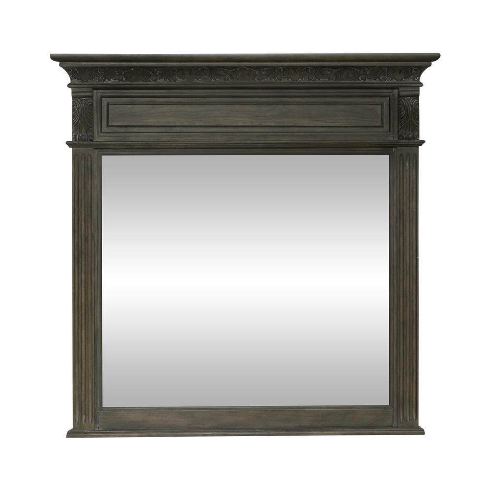 Landscape Mirror Traditional Brown. Picture 3