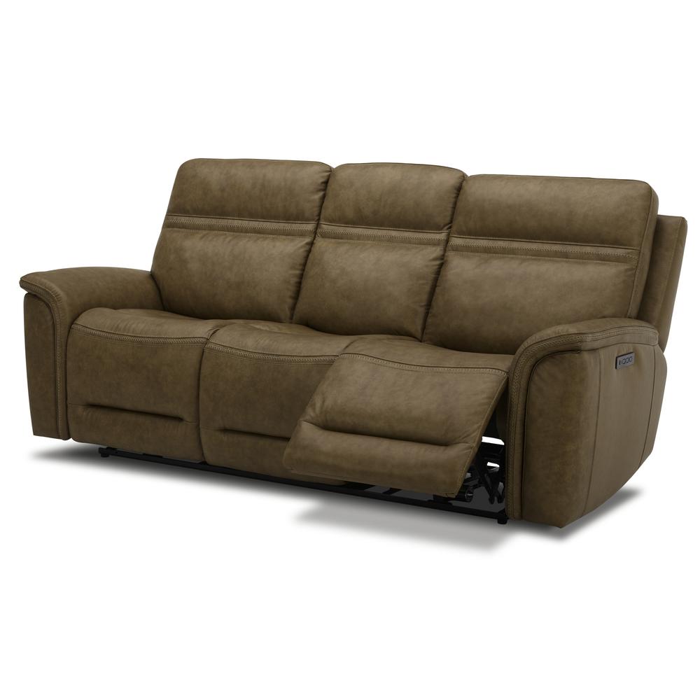 Power Three Seat Dual Reclining Sofa, Power Headrest, Lumbar with Zero Gravity. Picture 3