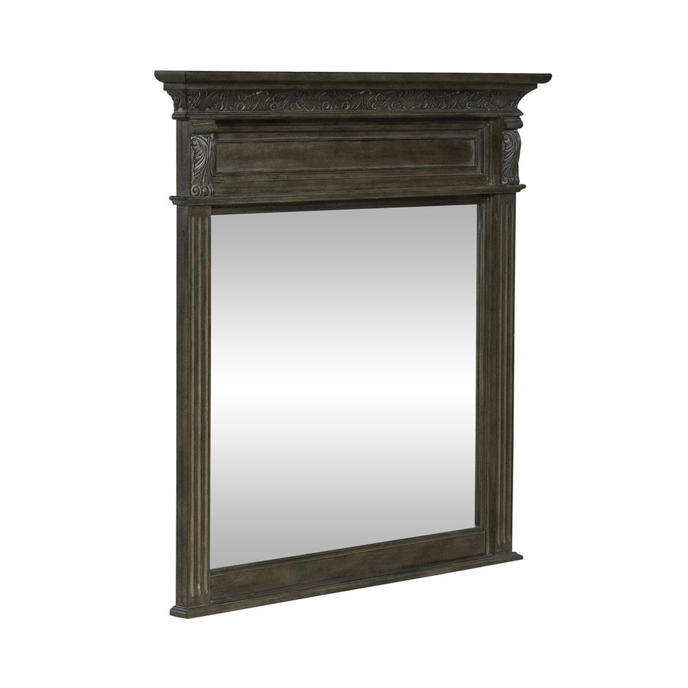 Landscape Mirror Traditional Brown. Picture 2