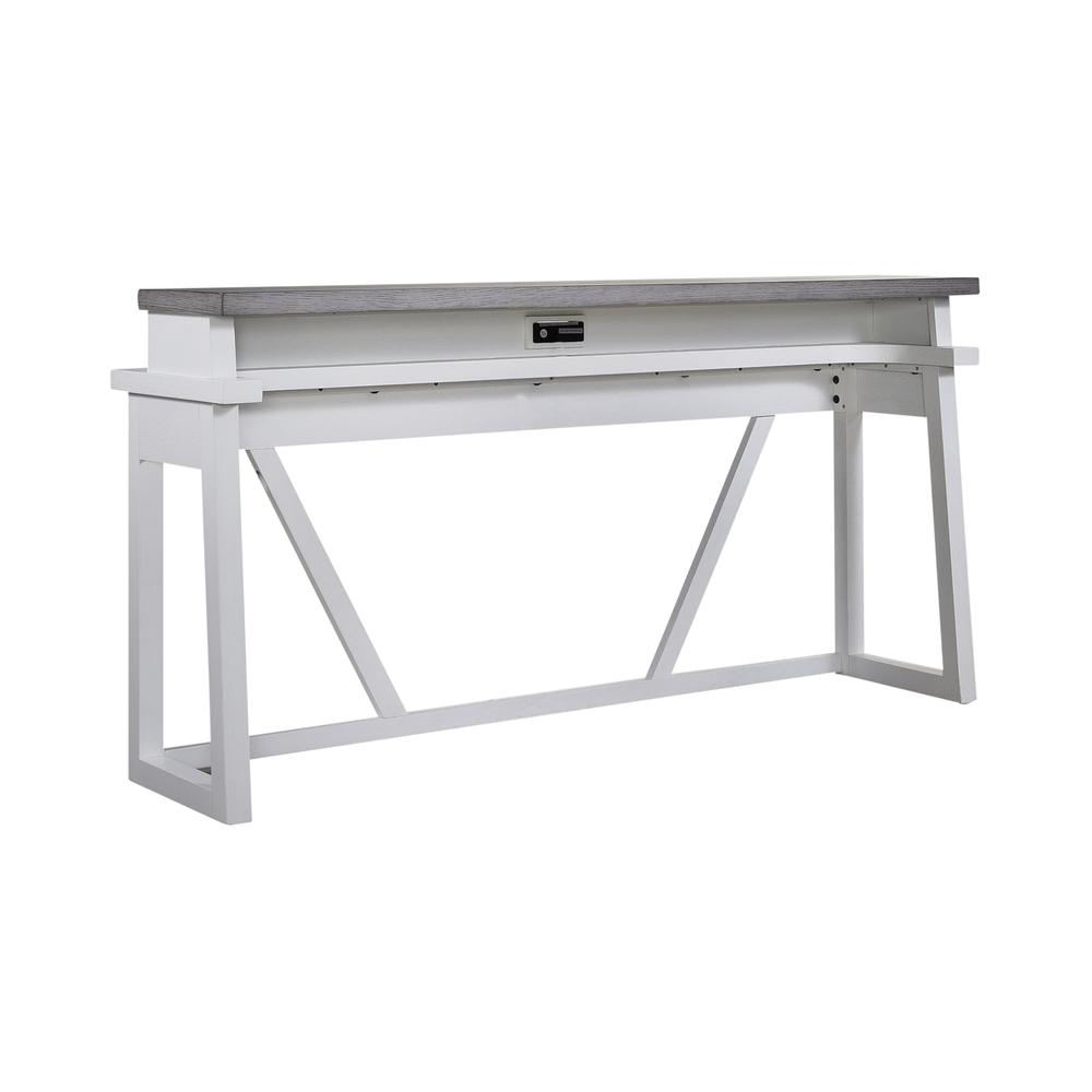 Console Bar Table Contemporary White. Picture 2