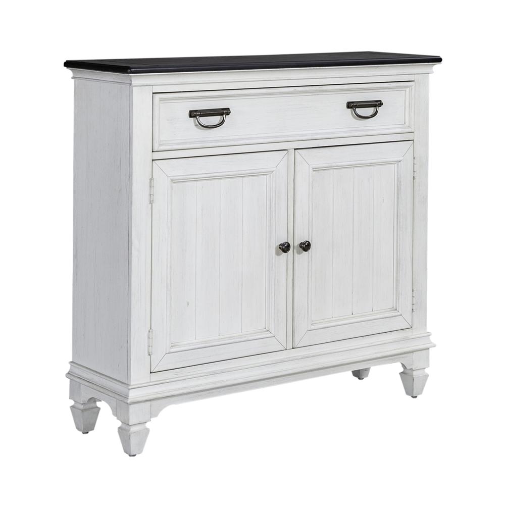 42 Inch Accent Hall Console Cottage White. Picture 2