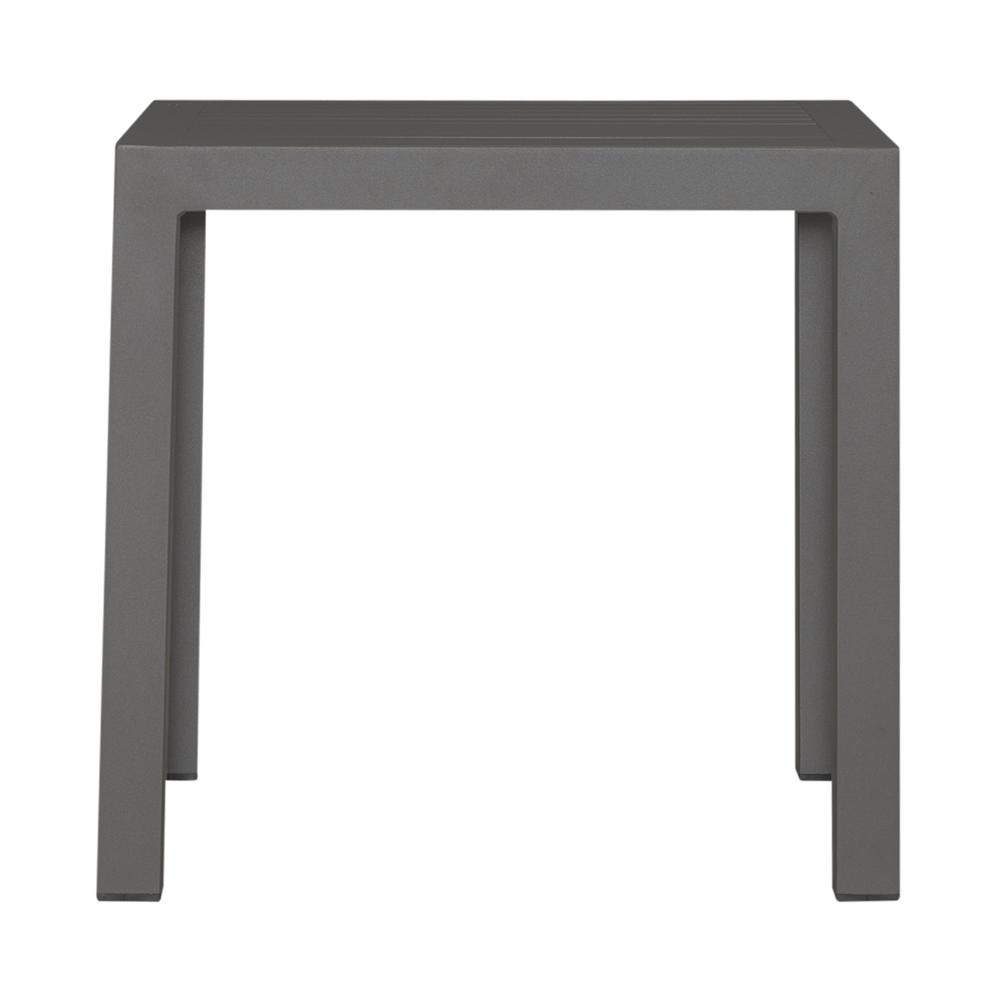 Outdoor End Table - Granite Transitional Grey. Picture 2