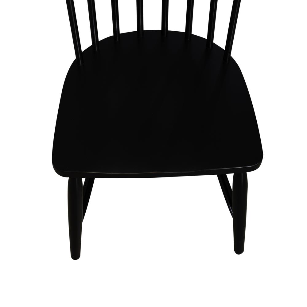 Capeside Cottage Spindle Back Side Chair - Black - Set of 2. Picture 2