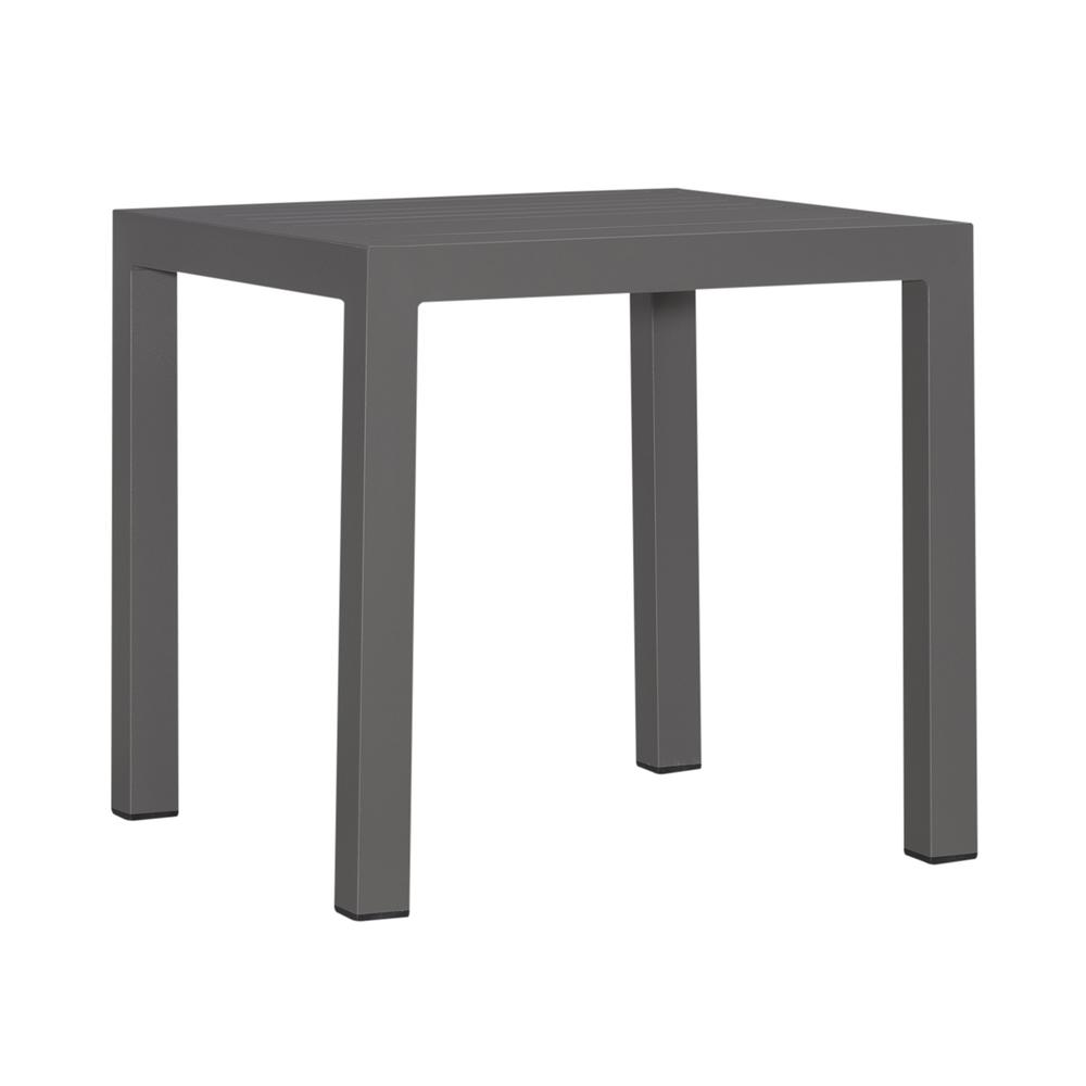 Outdoor End Table - Granite Transitional Grey. Picture 1