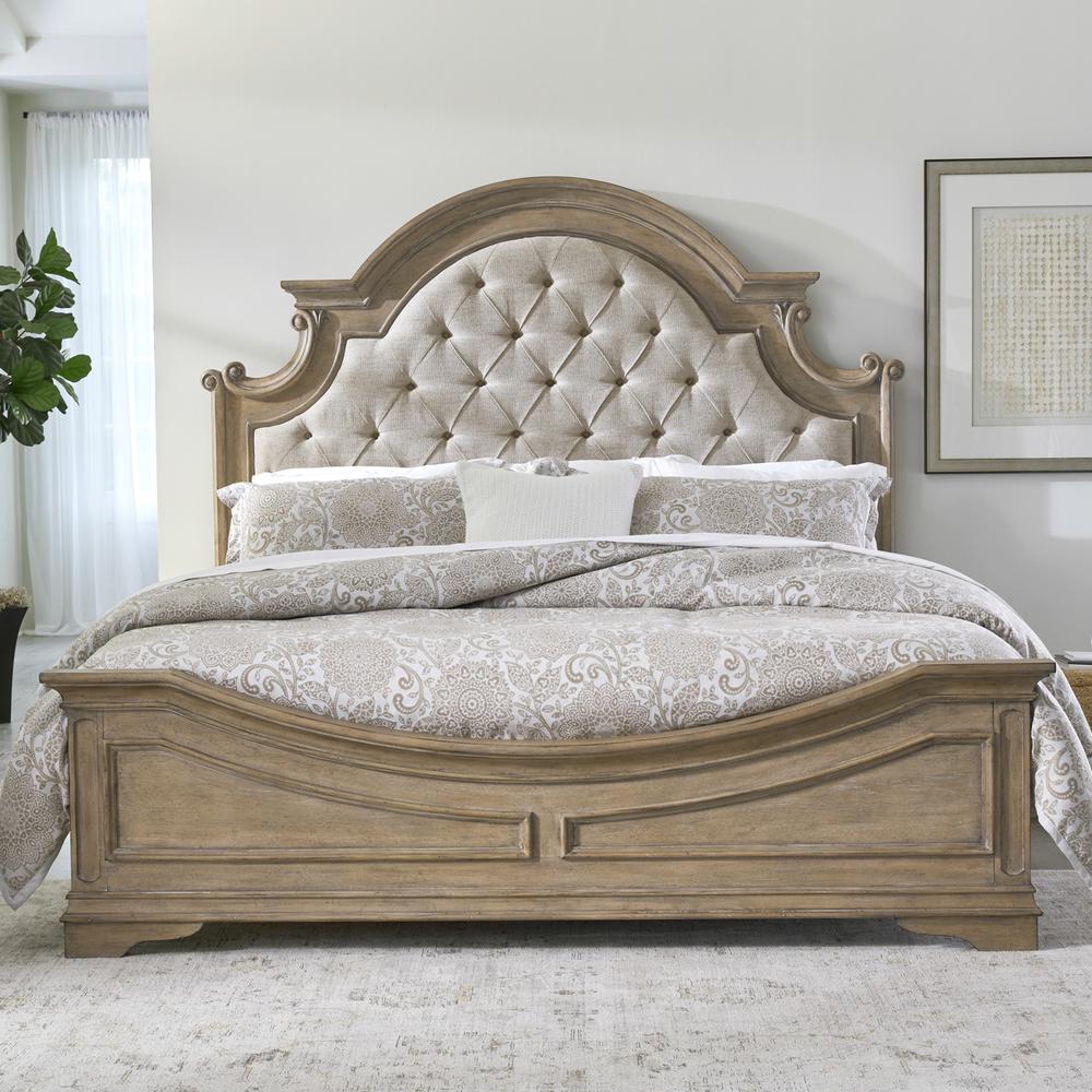 Magnolia Manor Queen Uph Bed. Picture 1