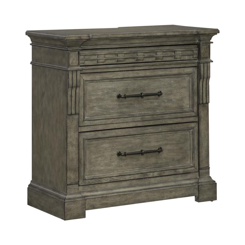Liberty Furniture Town and Country Bedside Chest w/Charging Station. Picture 2