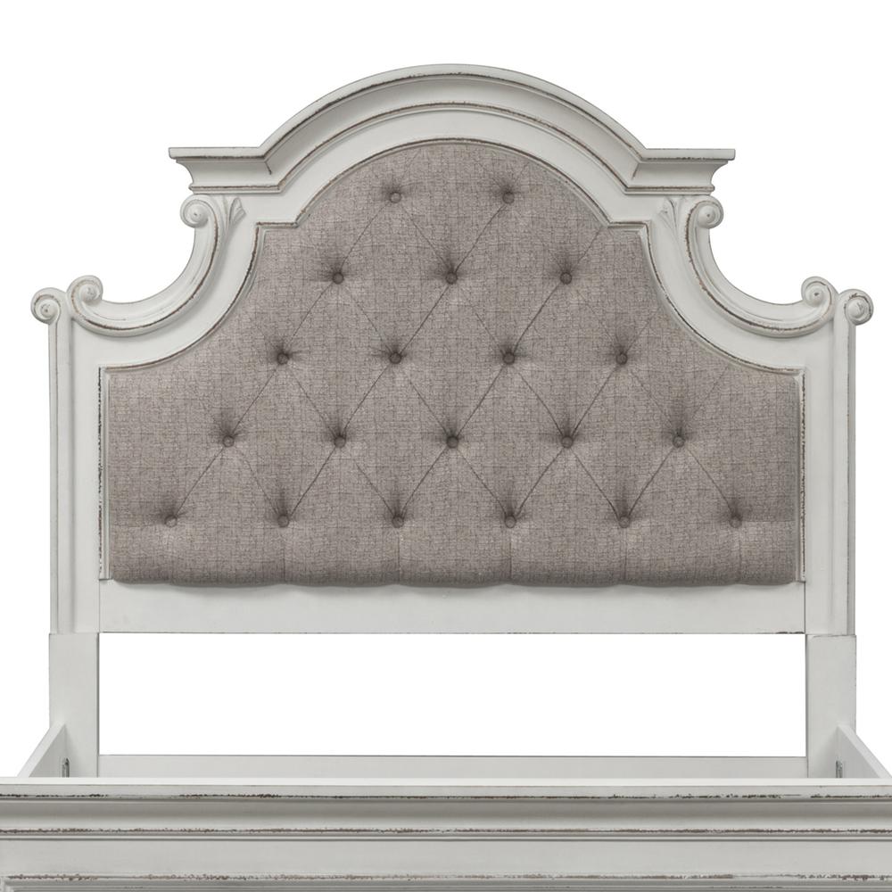 King Upholstered Panel Headboard. Picture 1