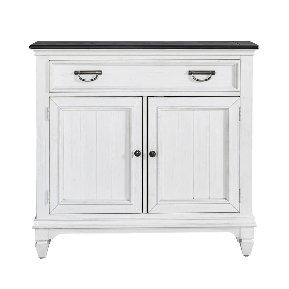 42 Inch Accent Hall Console Cottage White. Picture 3