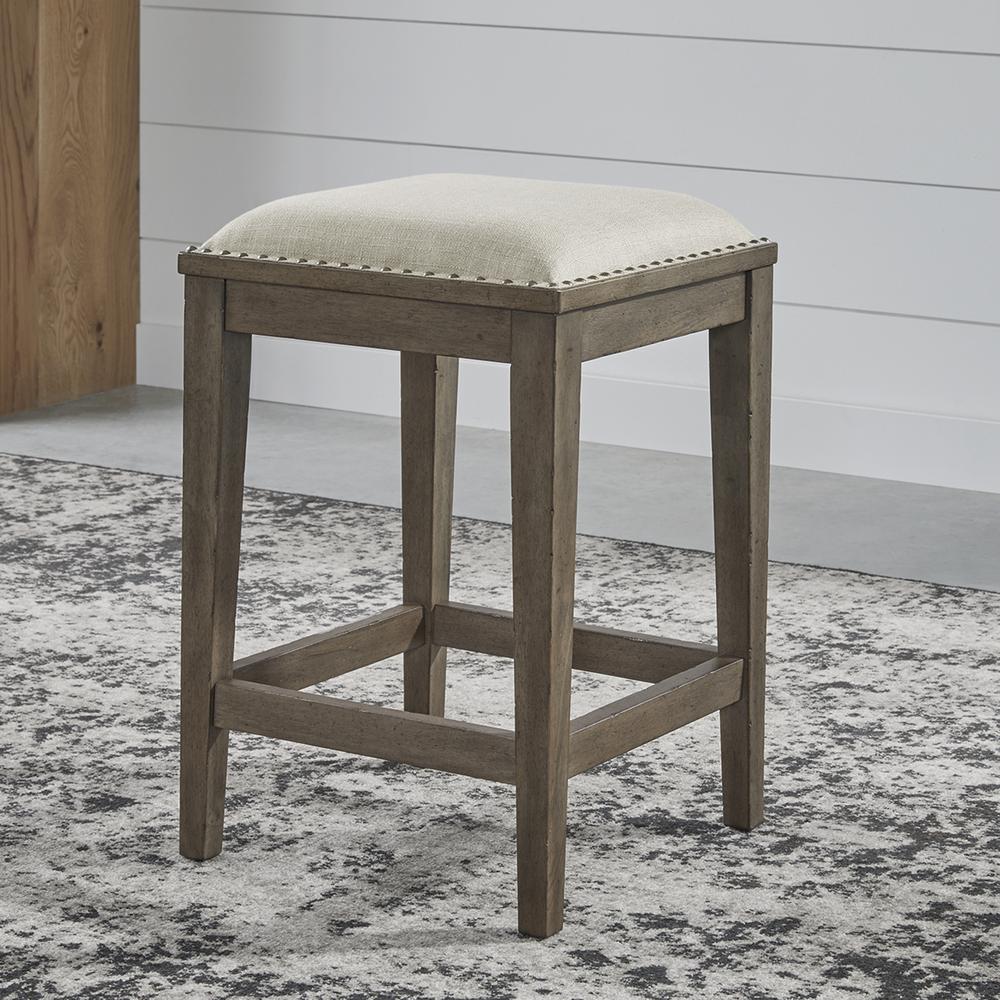 Liberty Furniture Americana Farmhouse Upholstered Console Stool. The main picture.