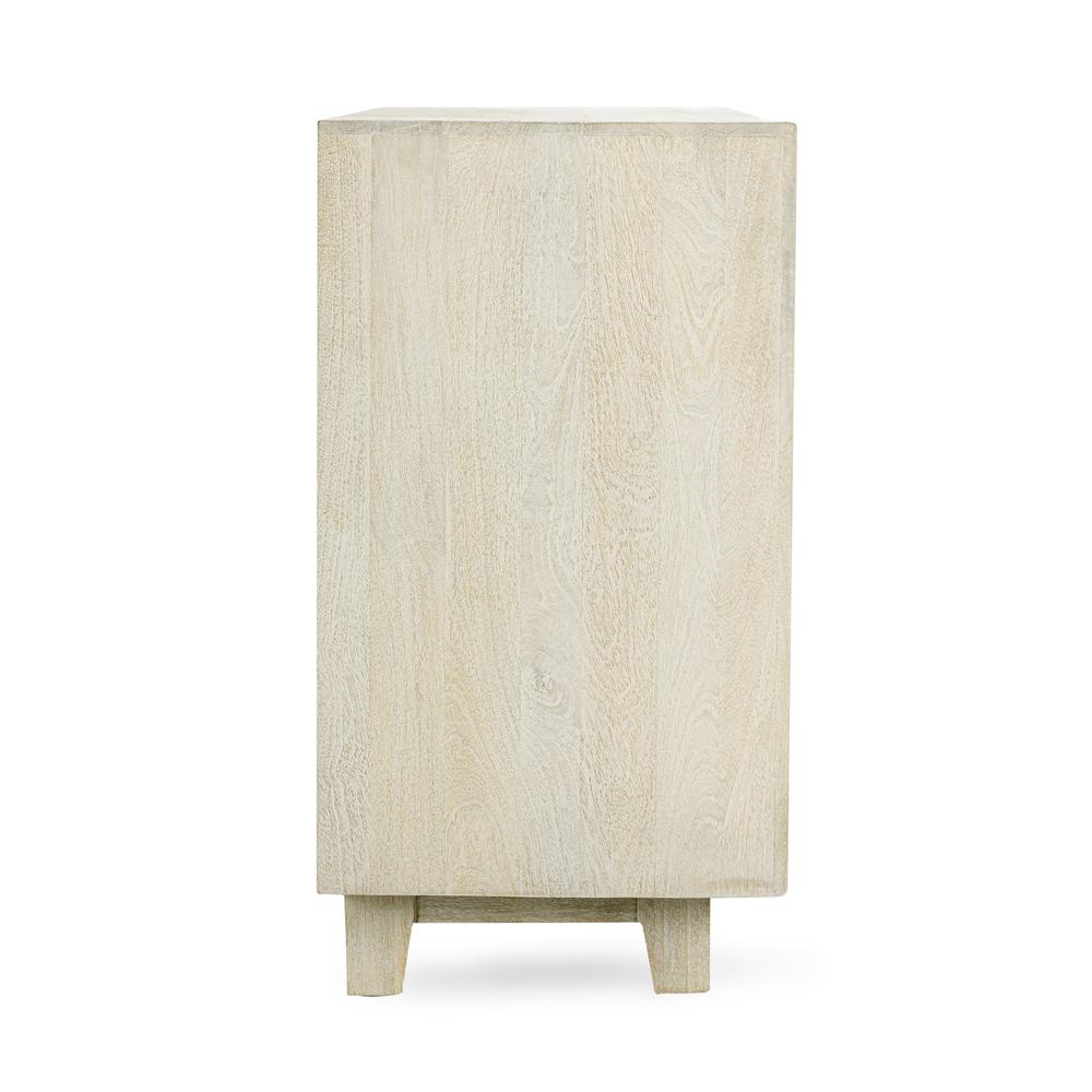 Reece Six-Drawer Mango Wood Dresser in Sand. Picture 4
