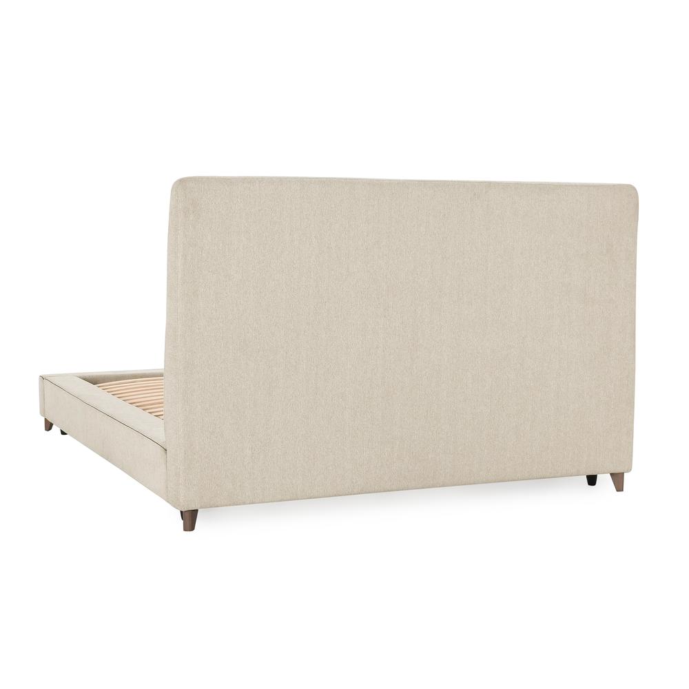 Tate Upholstered California King Bed in Cream. Picture 4