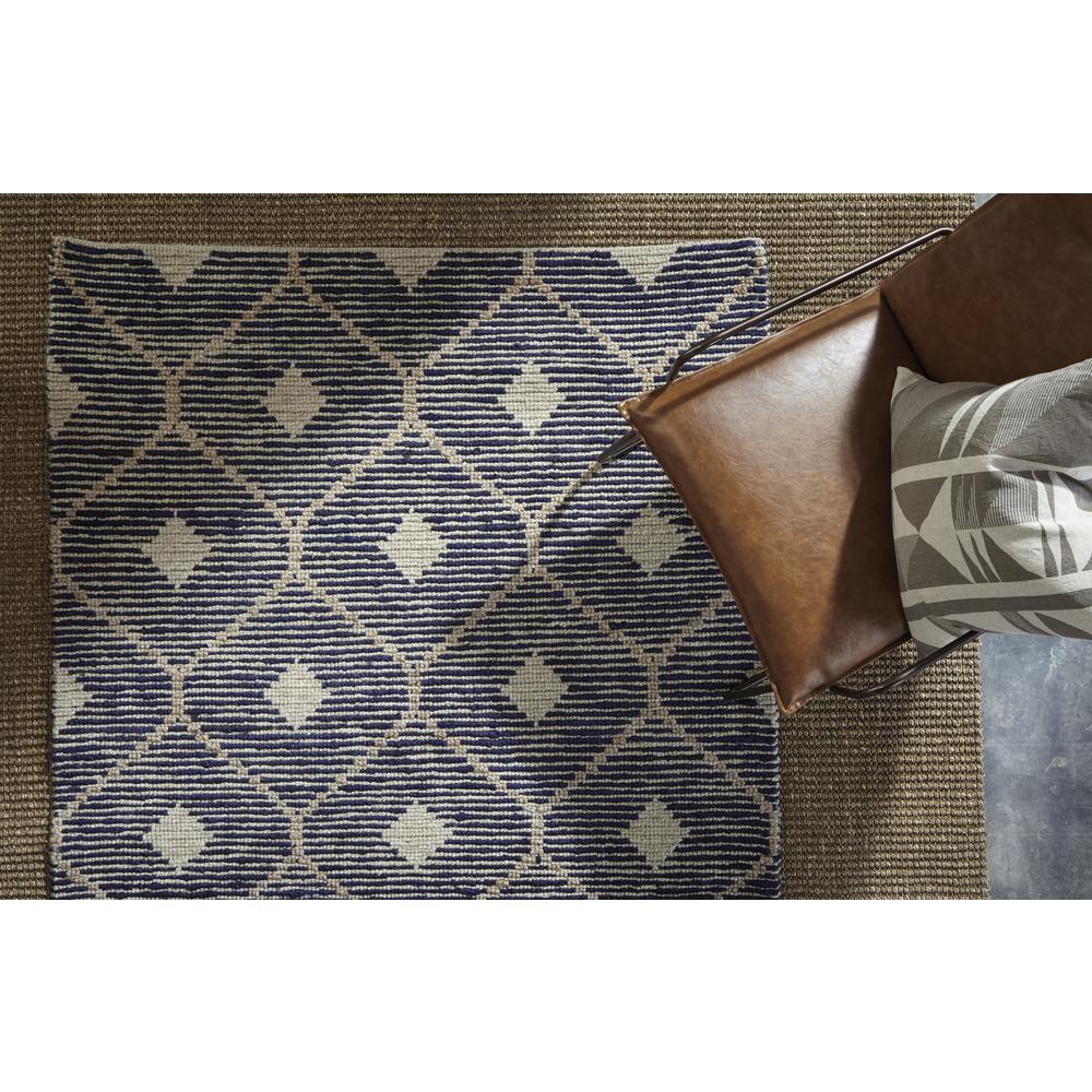 Reign Diamond Hand-woven Area Rug by Kosas Home. Picture 2