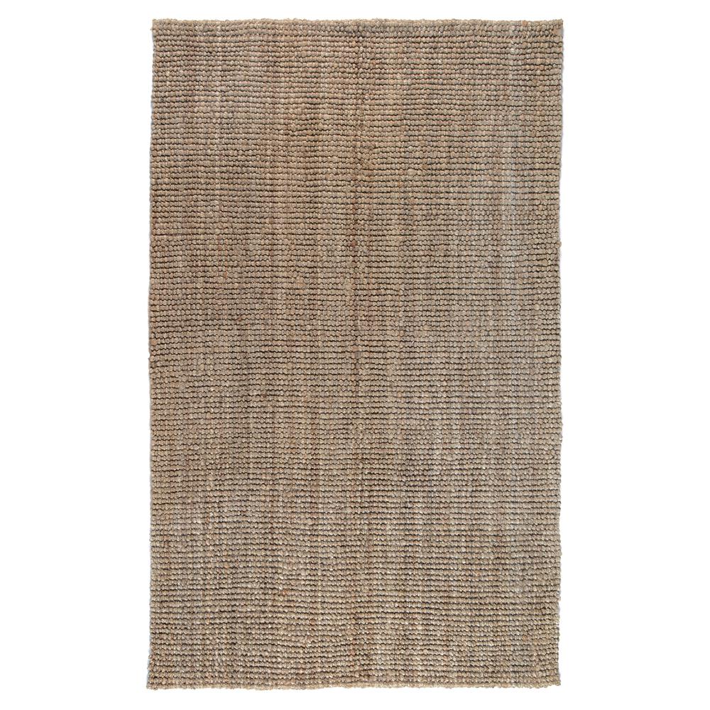 Annello Handspun Jute Area Rug  Soft Sand and Rich Gray 2x3. The main picture.
