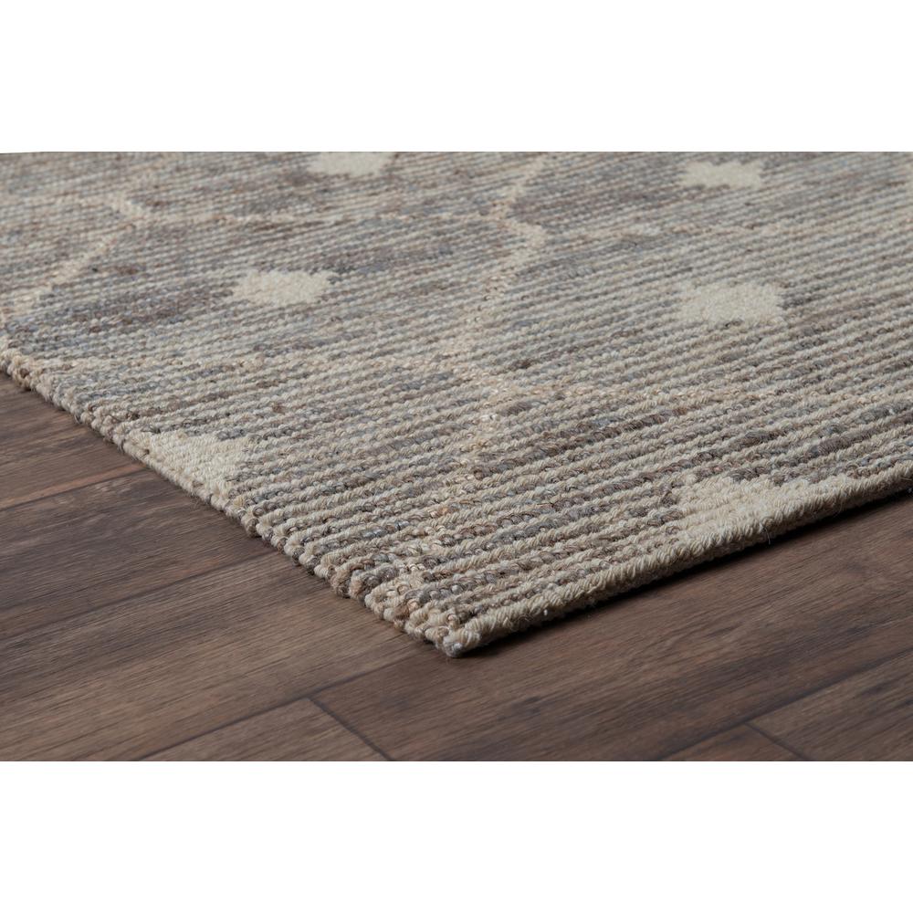 Reign Diamond Hand-woven Area Rug  Stone Gray 5X8. Picture 2