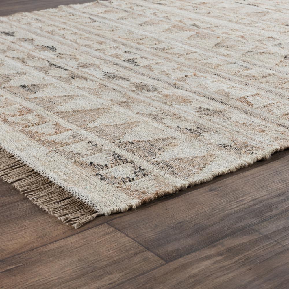 Camille Handwoven Jute Area Rug  Natural 2x3. Picture 3