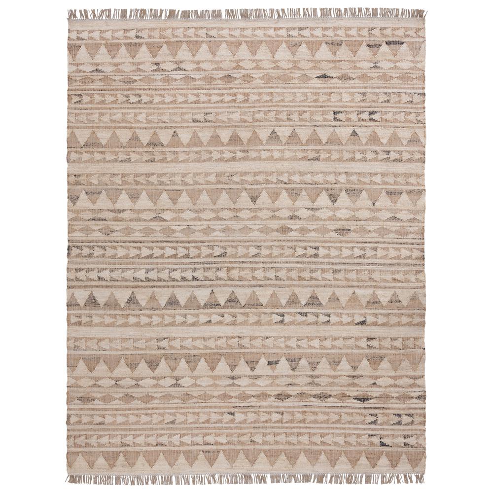 Camille Handwoven Jute Area Rug  Natural 8x10. Picture 1