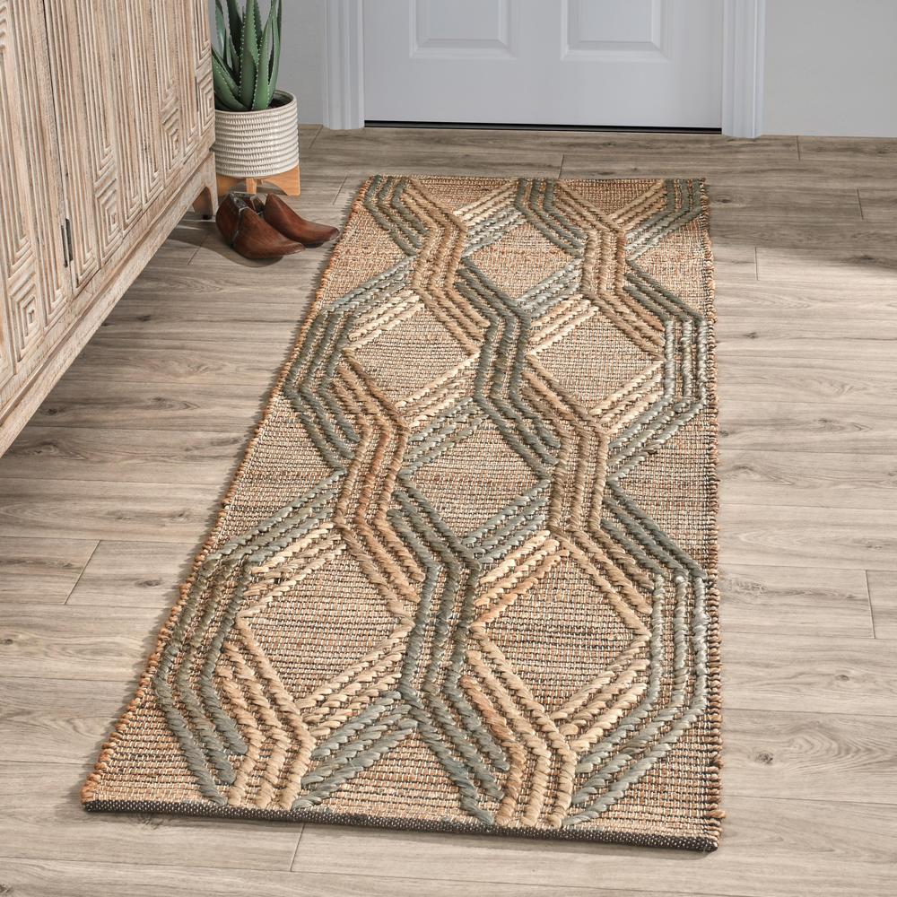 Manitou Jute Cotton Accent Rug by Kosas Home 31.2x96. Picture 3