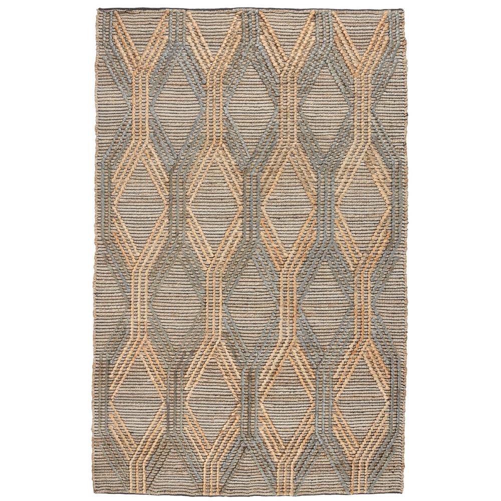 Manitou, Beige and Blue Accent Rug By Kosas Home. Picture 1