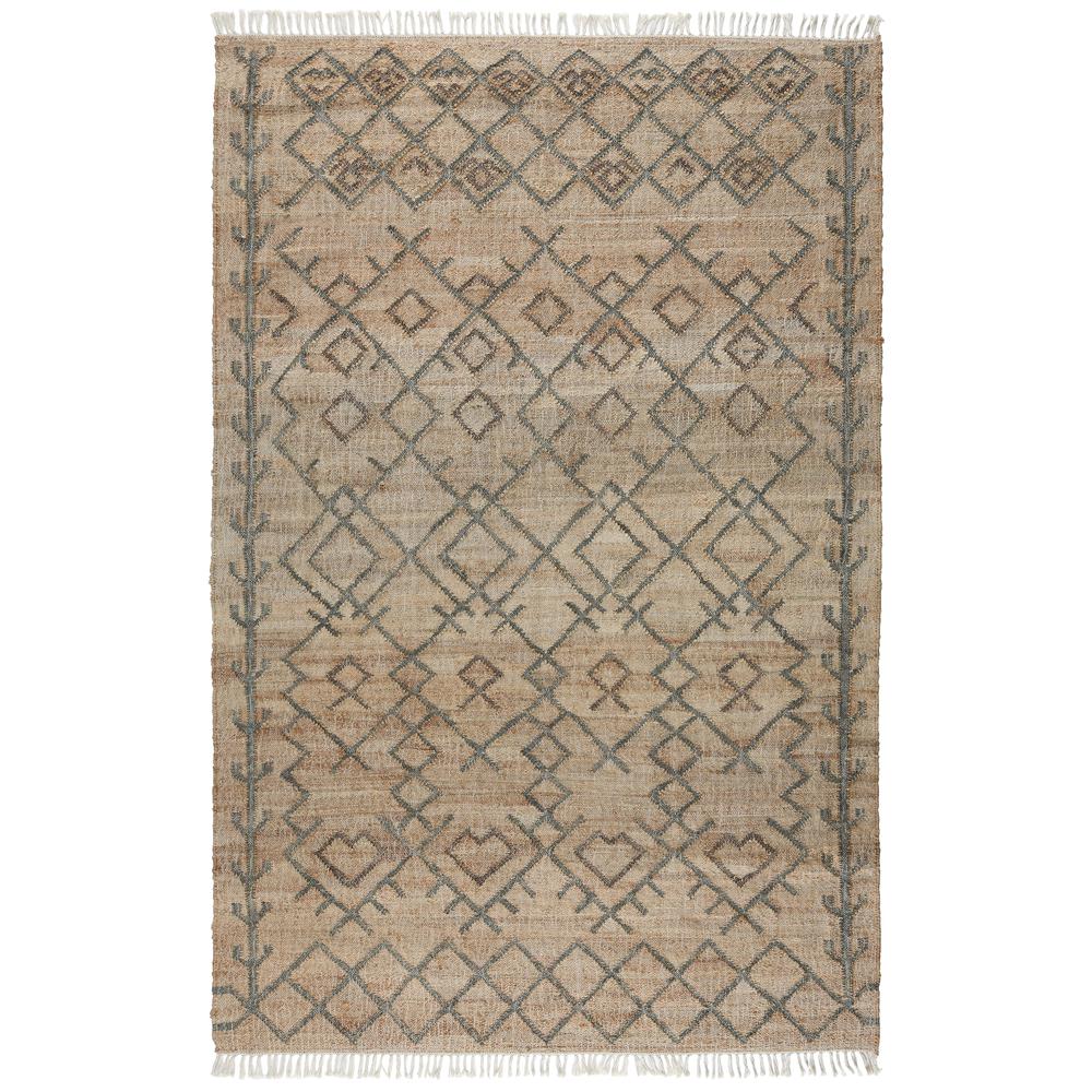 Manistique Beige and Green Accent Rug, by Kosas Home. Picture 4
